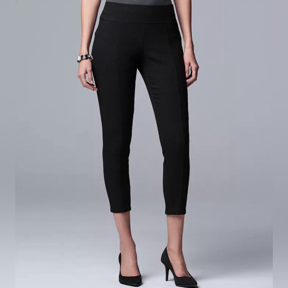 Simply Vera Wang Ultrastretch Ankle Pant~NWT~Size Small